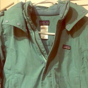 Teal/blue Kids H2no Patagonia jacket